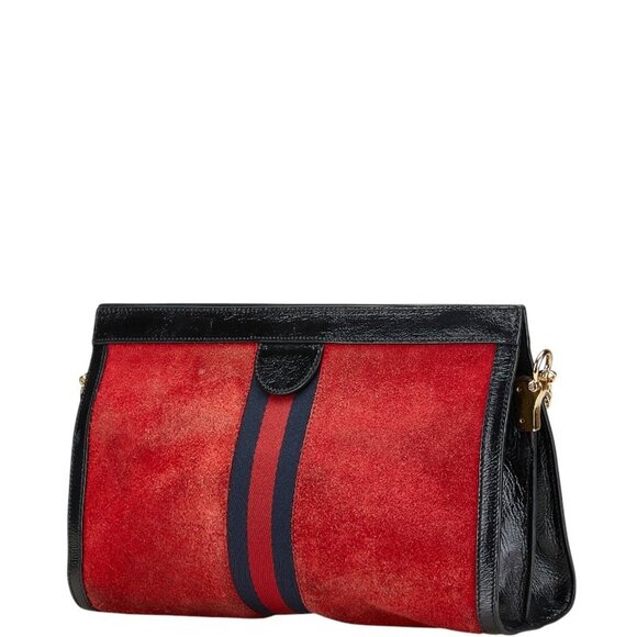 GUCCI Black Leather Shoulder Bag - Picture 2 of 13